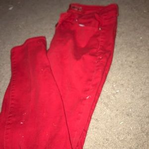Red pants